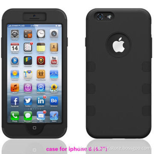 Robot 3-in-1 Case for iPhone 6, 4.7-5.4-inch Hard Back Cover, Simple StyleNew